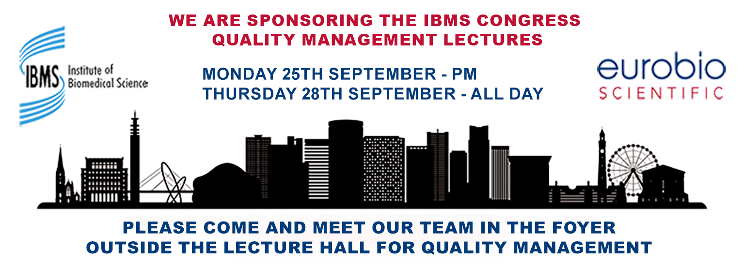 Eurobio Scientific will be at IBMS Congress 2023